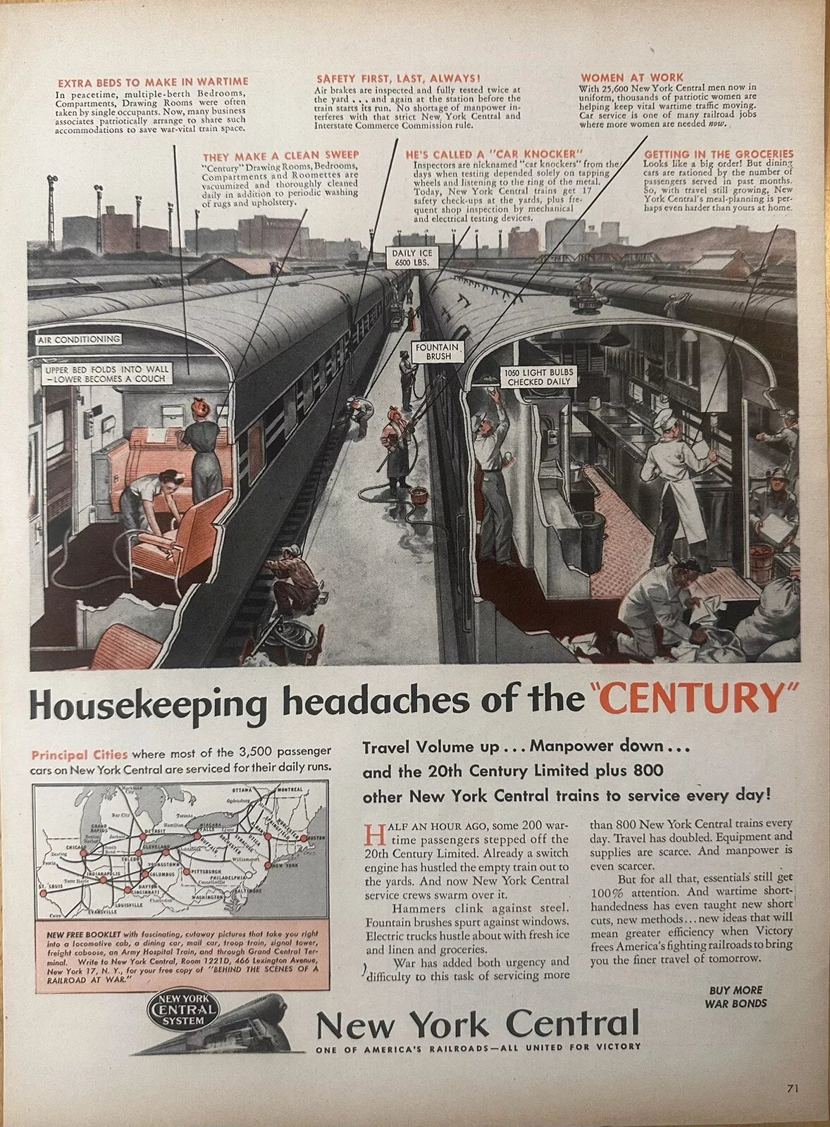 Railway/Railroad Original Print Ads